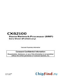 Datasheet CX82100-41 производства Conexant